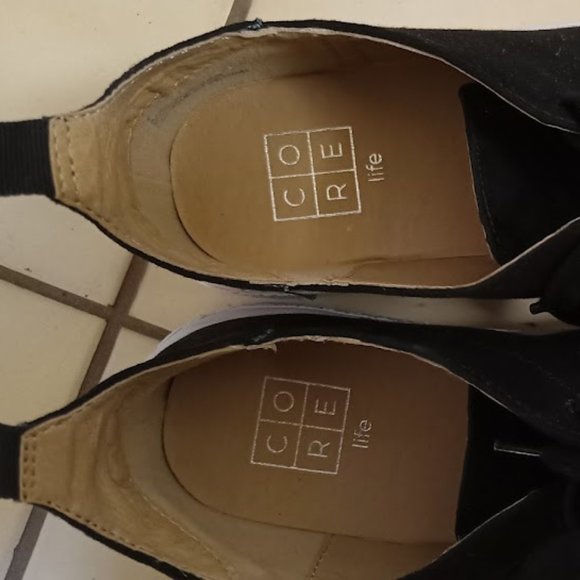 Code Life Black Shoes - Size 7 - Casual, Everyday Sneakers 🖤👟 - Picture 2 of 6